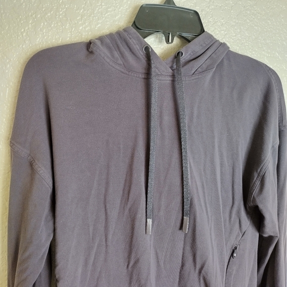 Lululemon Twisted And Tucked Pullover Black Run Soft Hoodie long sleeve sz 6 - Picture 3 of 8